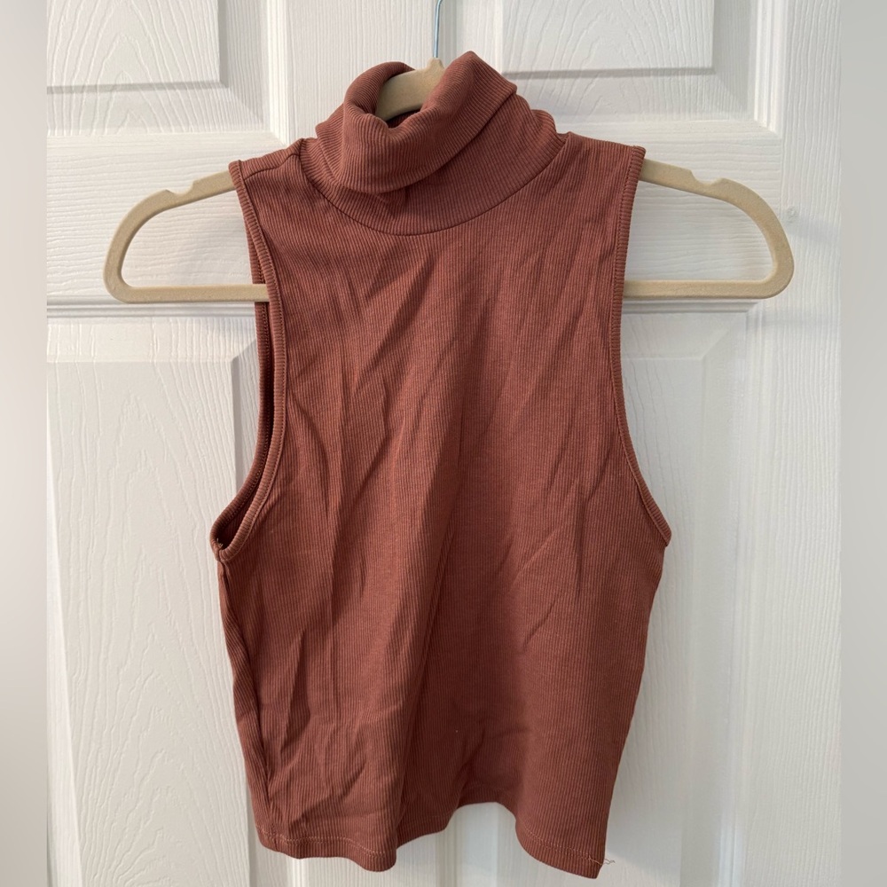 Zara crop turtleneck